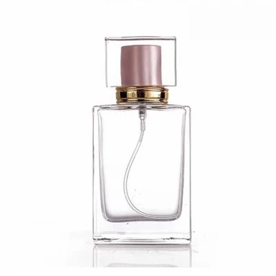 50 Ml Transparent Perfume Glass Bottle