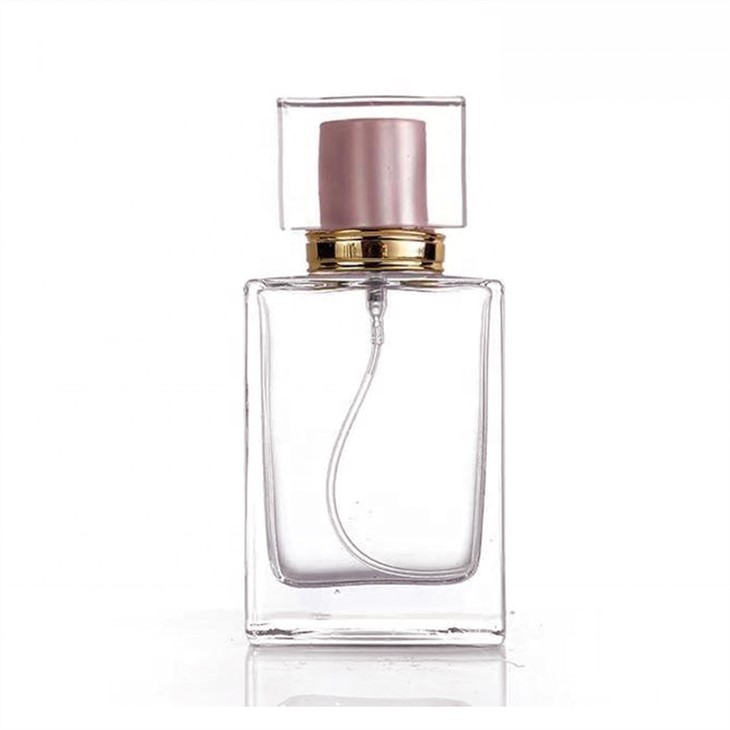 50 Ml Transparent Perfume Glass Bottle